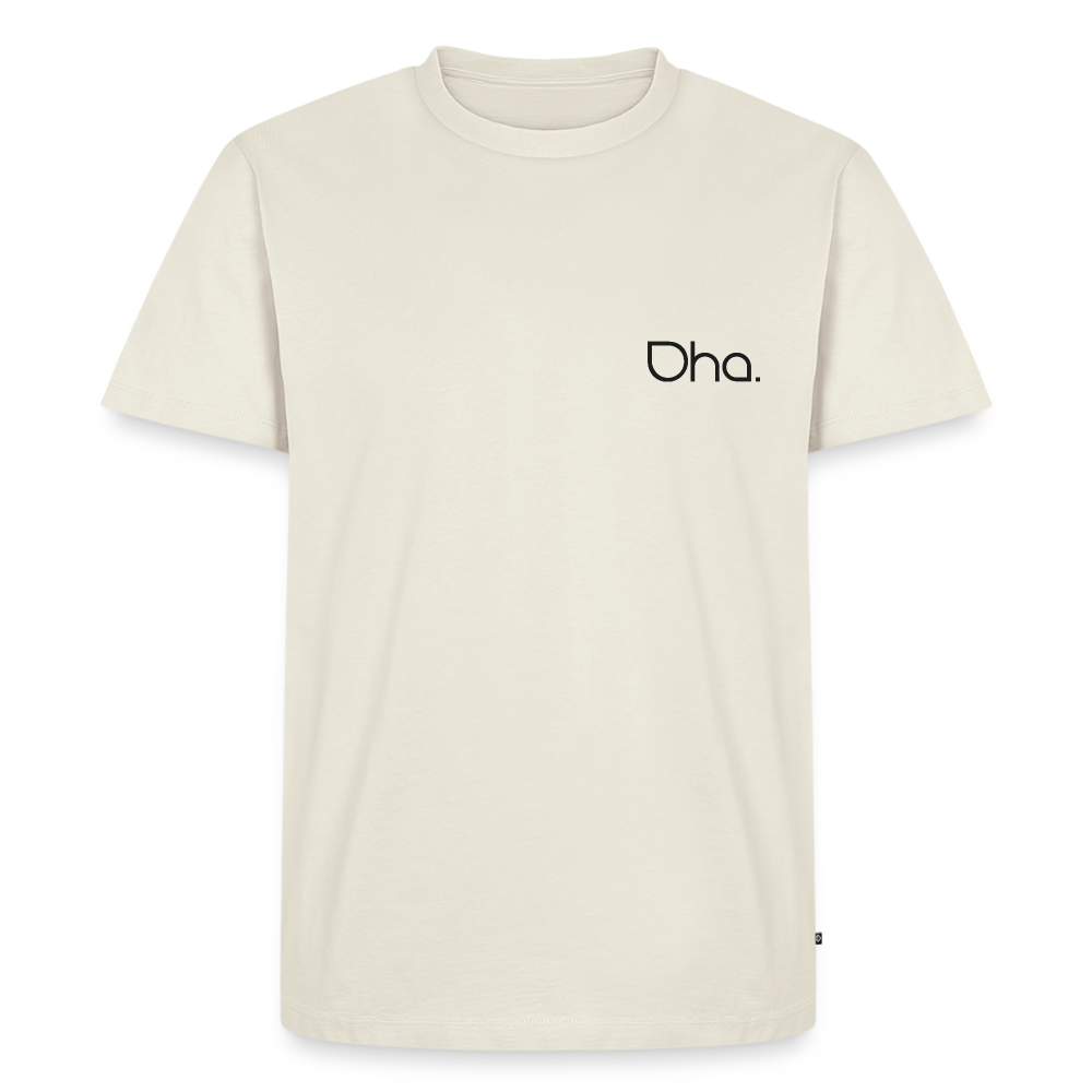 Oha Männer Premium T-Shirt - Naturweiß