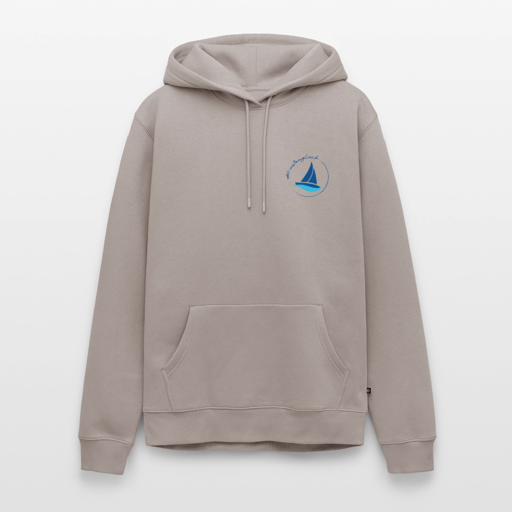 Herren Premium Hoodie - Küstenglück - Taupe