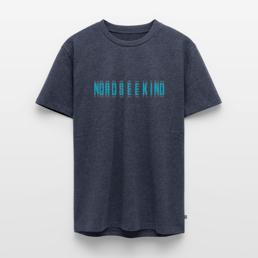 Nordseekind Herren Premium T-Shirt - Jeansblau 
