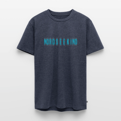 Nordseekind Herren Premium T-Shirt - Jeansblau 