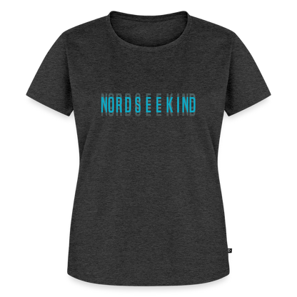 Nordseekind Damen Premium T-Shirt - Anthrazit meliert