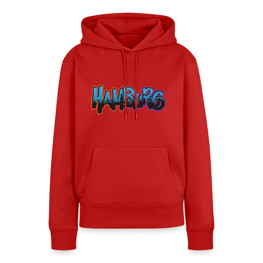 Damen Premium Hoodie - Hamburg - Rot