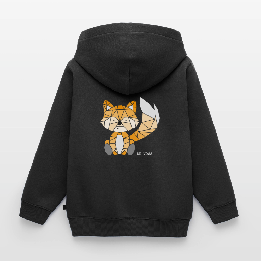 Kinder Premium Hoodie - De Voss - Schwarz