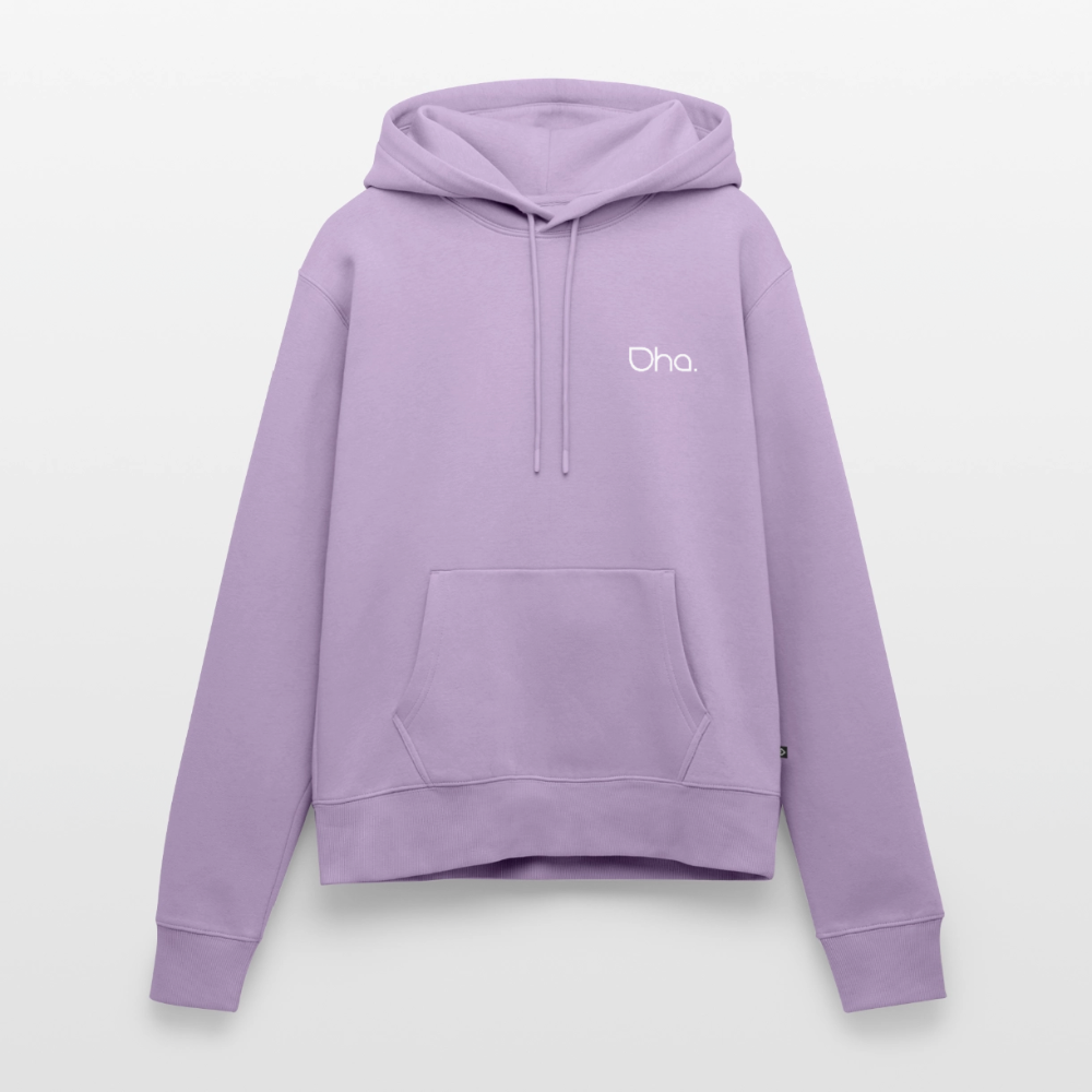 Oha (weiß) - Damen Premium Hoodie - Lavendel
