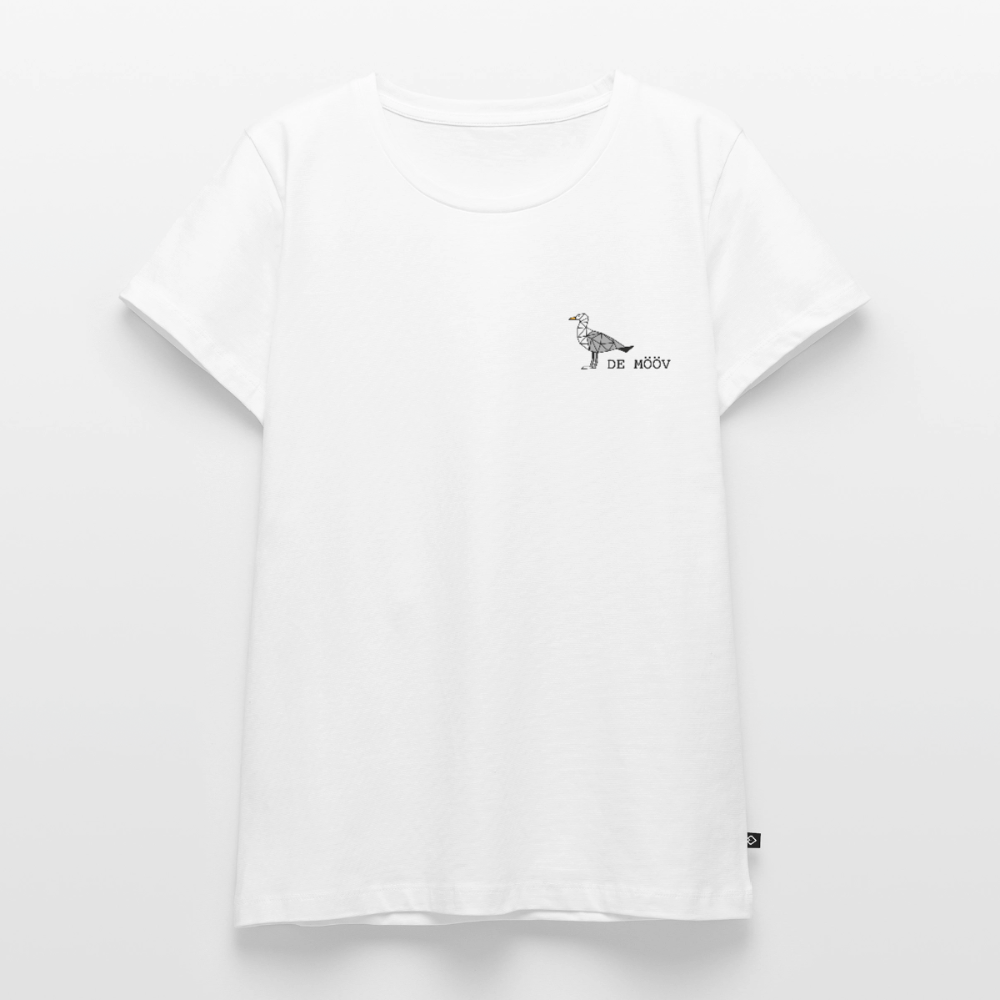 Damen Premium Bio T-Shirt - de Mööv - Weiß