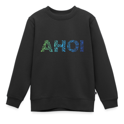 Kinder Premium Pullover - Ahoi doodles - Schwarz