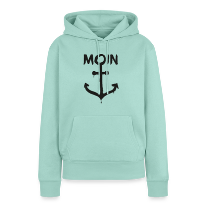 Damen Premium Hoodie - Moin Anker - Mint 