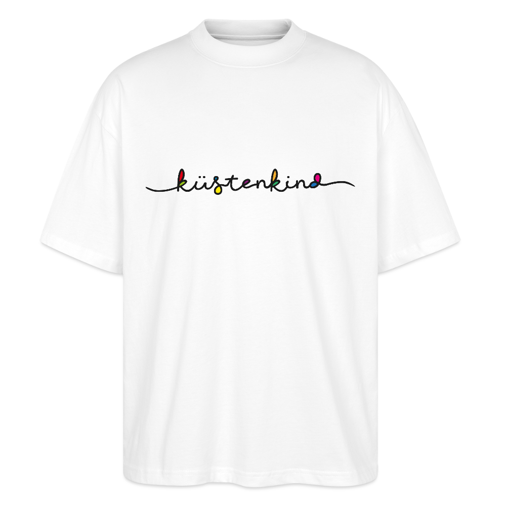 Unisex Oversize Bio-T-Shirt - Küstenkind - Weiß