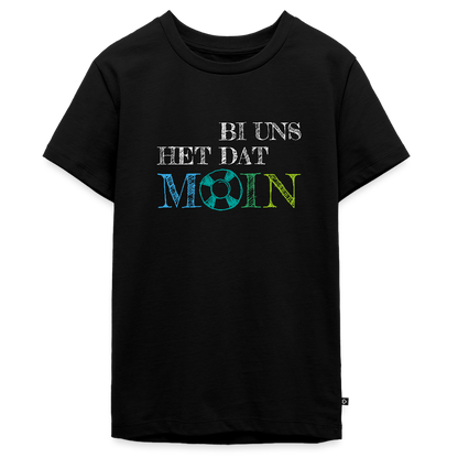 Teenager Premium T-Shirt - Bi uns het dat Moin (weiss) - Schwarz