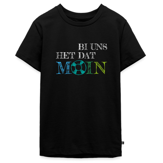 Teenager Premium T-Shirt - Bi uns het dat Moin (weiss) - Schwarz