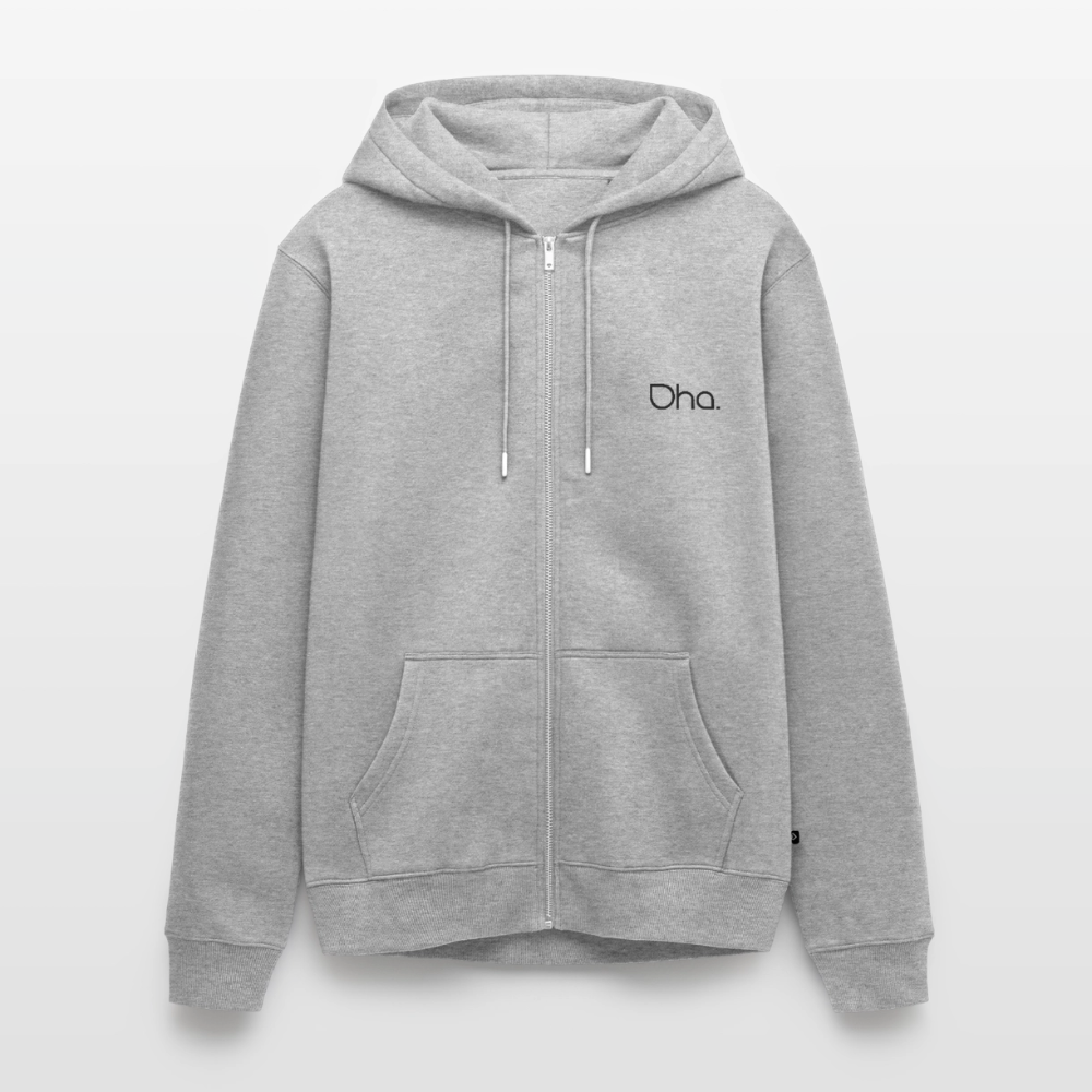 Oha Herren Premium Kapuzenjacke - Grau meliert