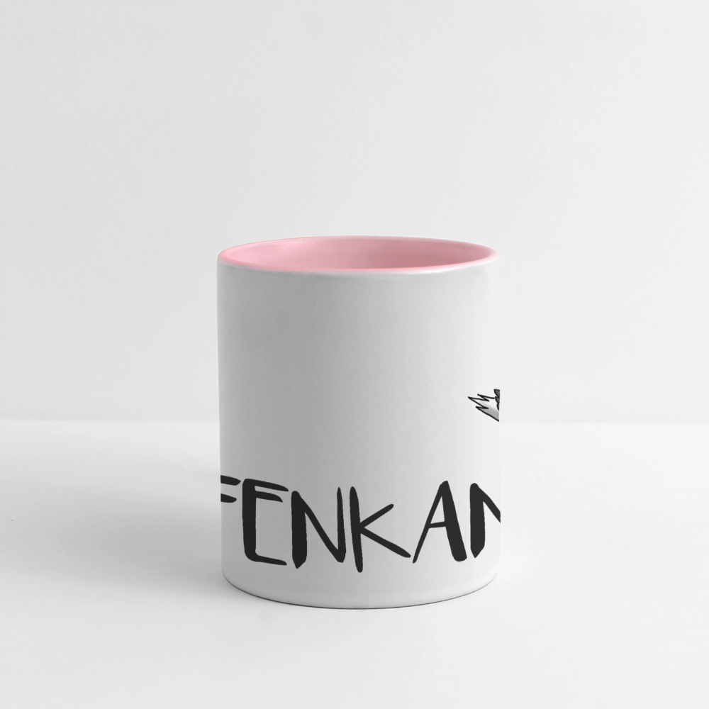 Hafenkante - Panoramatasse - Weiß/Pink