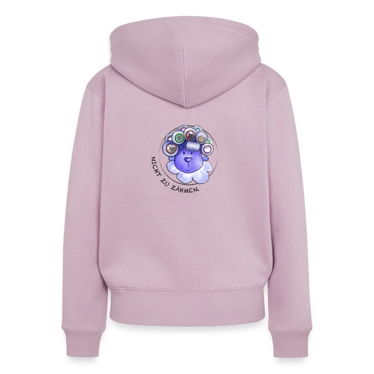 Nicht zu zähmen - Damen Premium Kapuzenjacke - Altrosa