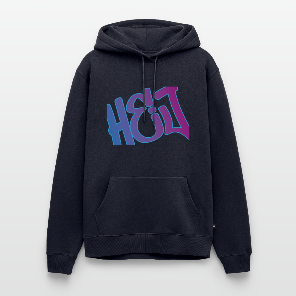 Herren Premium Hoodie - Hej - Navy