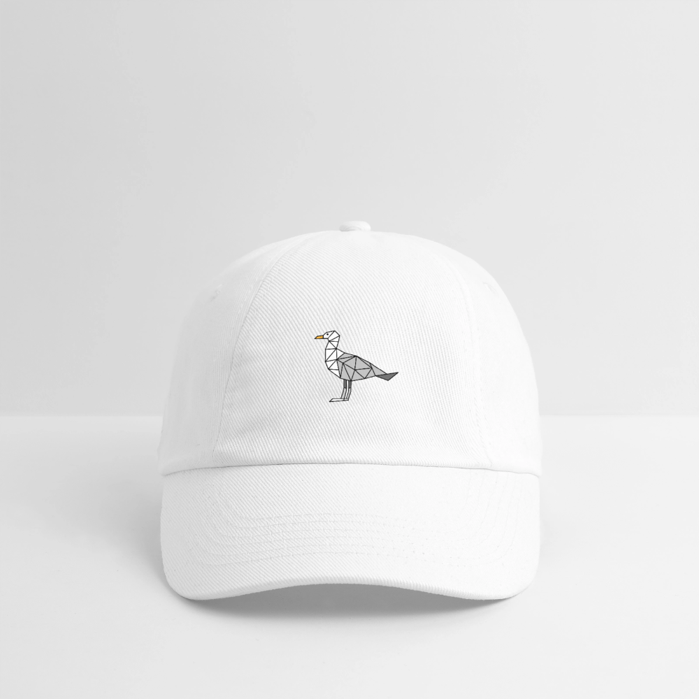 Möwe - Baseballkappe - Weiß/Weiß