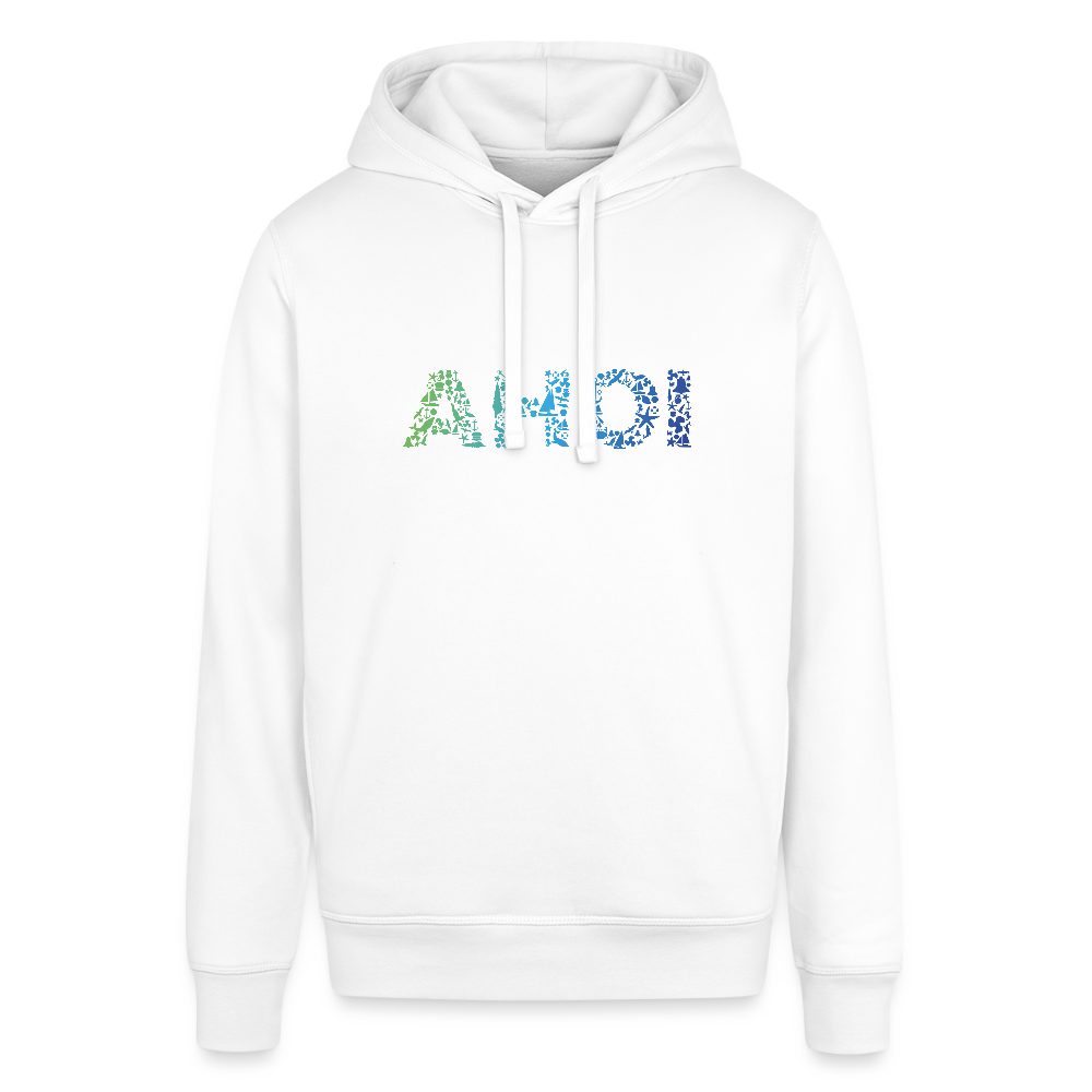 Unisex Bio-Hoodie - Ahoi doodles - Weiß