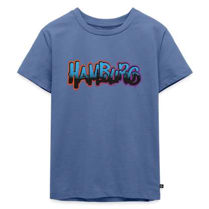 Kinder Premium T-Shirt - Hamburg - Taubenblau