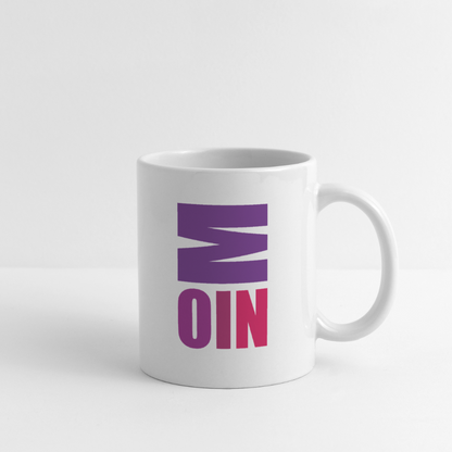 Tasse - Moin Pink - Weiß