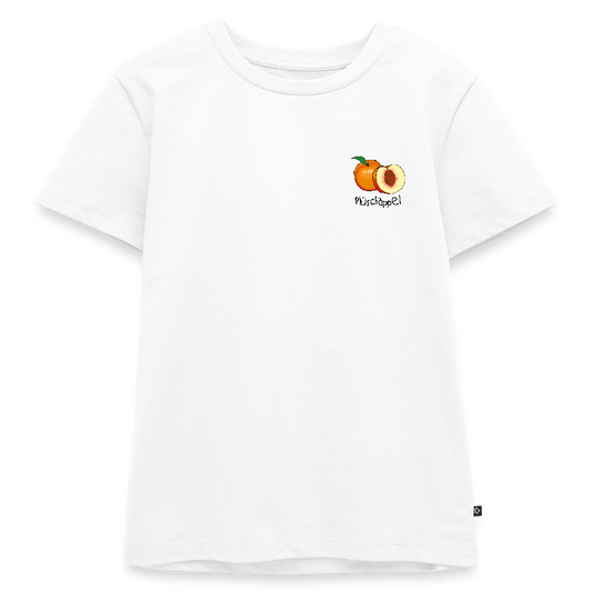 Kinder Premium T-Shirt - Plüschappel - Weiß