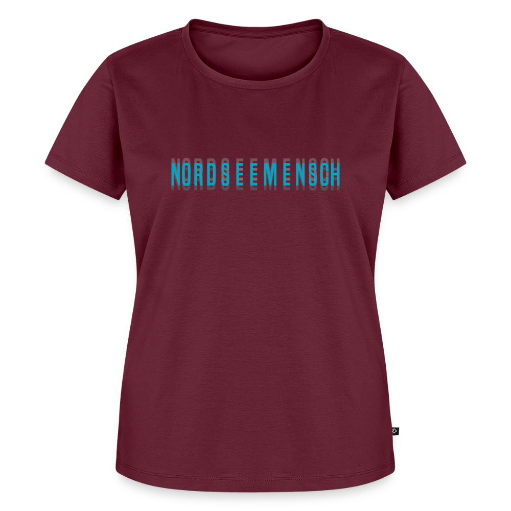 Nordseemensch - Damen Premium T-Shirt - Burgunderrot