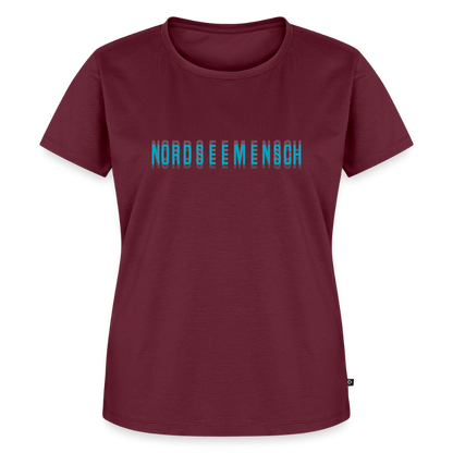 Nordseemensch - Damen Premium T-Shirt - Burgunderrot