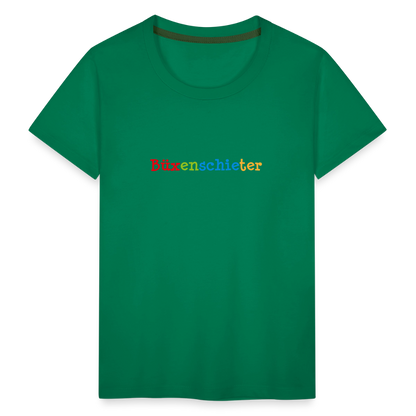 Kinder Premium T-Shirt - Büxenschieter - Kelly Green