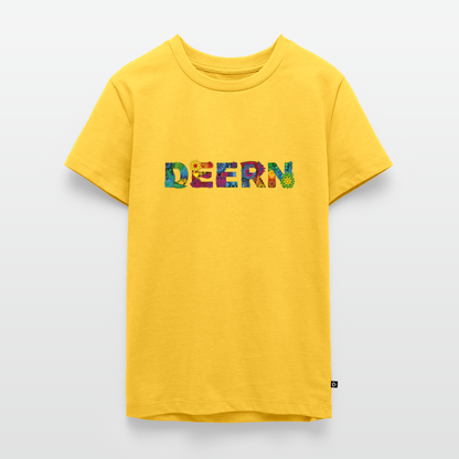 Teenager Premium T-Shirt - Deern - Gelb