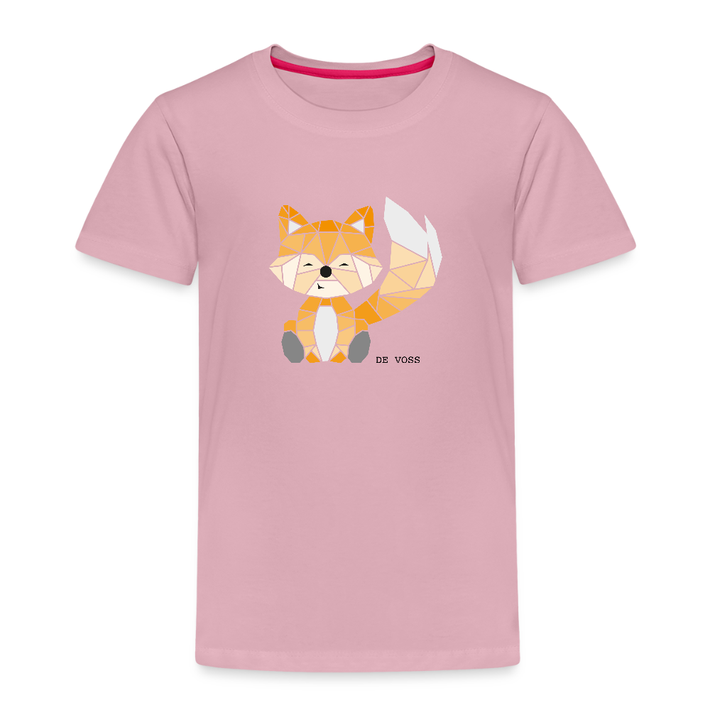 Kinder Premium T-Shirt - De Voss - Hellrosa