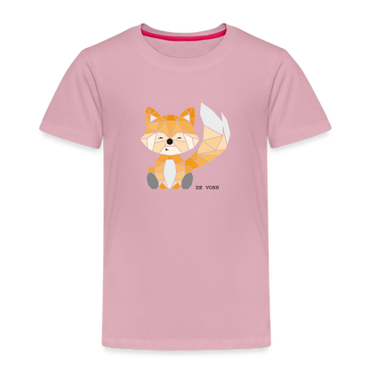 Kinder Premium T-Shirt - De Voss - Hellrosa