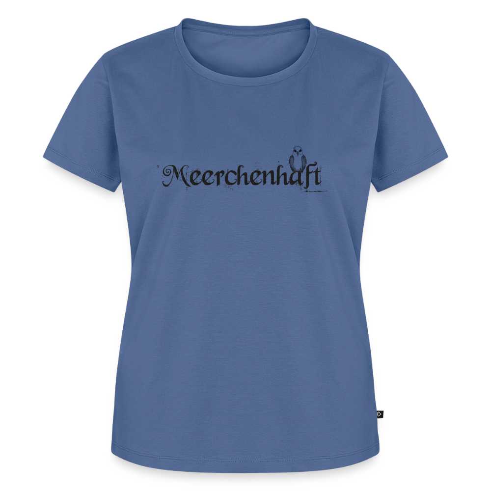 Meerchenhaft Damen Premium T-Shirt im nordischen Stil - Taubenblau