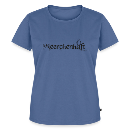 Meerchenhaft Damen Premium T-Shirt im nordischen Stil - Taubenblau