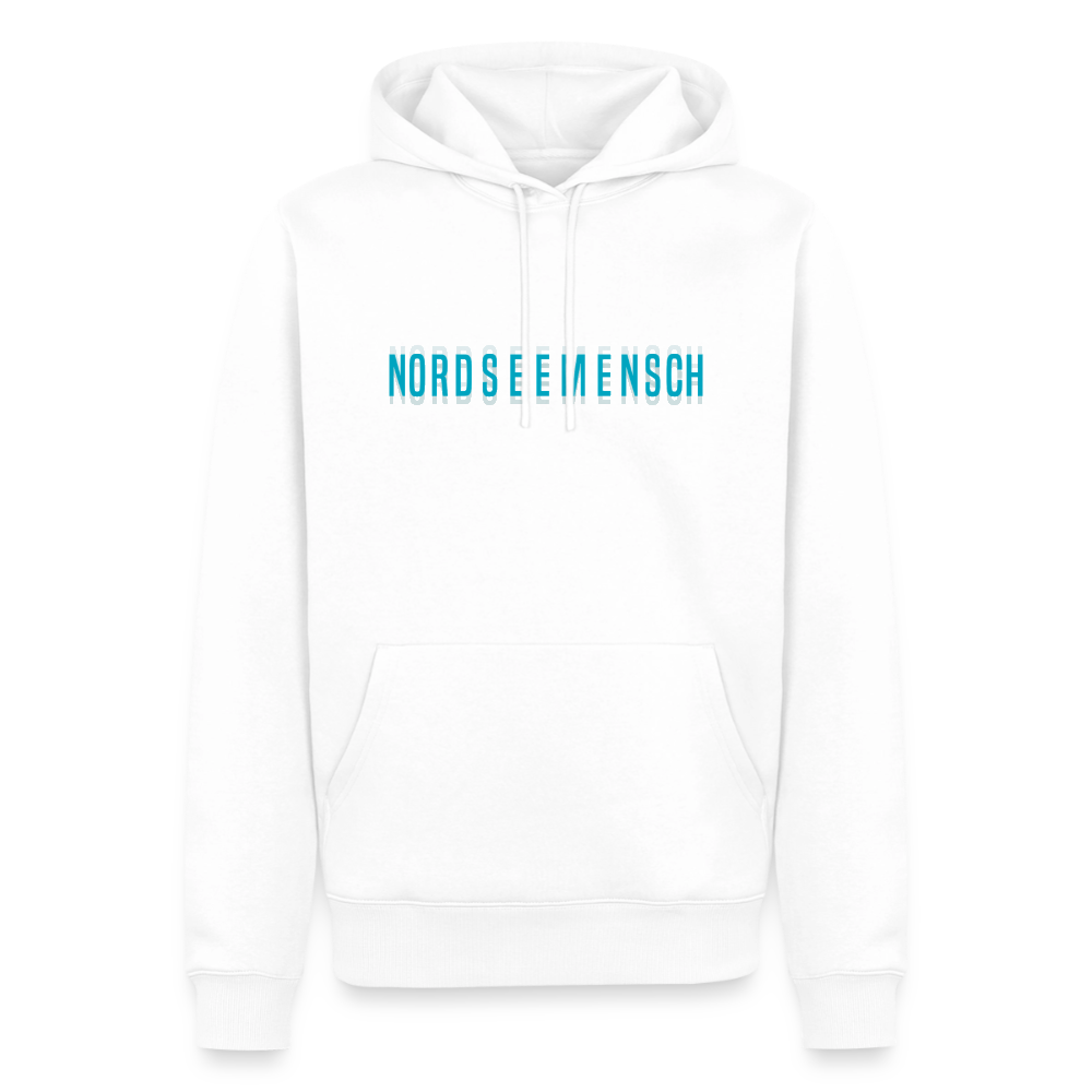 Nordseemensch - Herren Premium Hoodie - Weiß