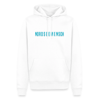 Nordseemensch - Herren Premium Hoodie - Weiß