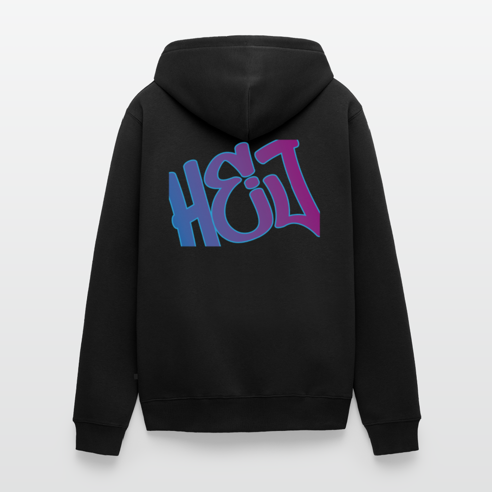 Herren Premium Kapuzenjacke - Hej - Schwarz