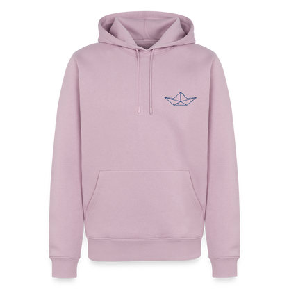 Herren Premium Hoodie - Origami Boot - Altrosa