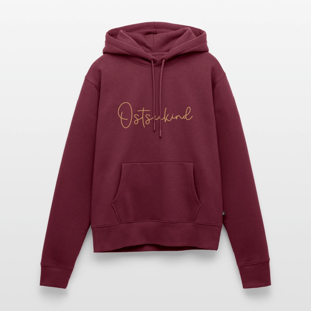 Damen Premium Hoodie - Ostseekind - Burgunderrot