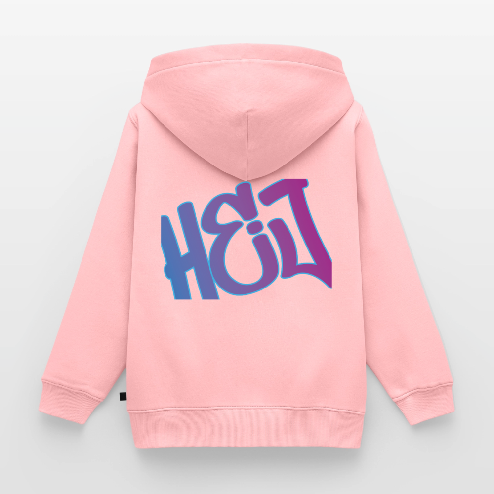 Kinder/Teenager Premium Hoodie "Hej" - Rosa