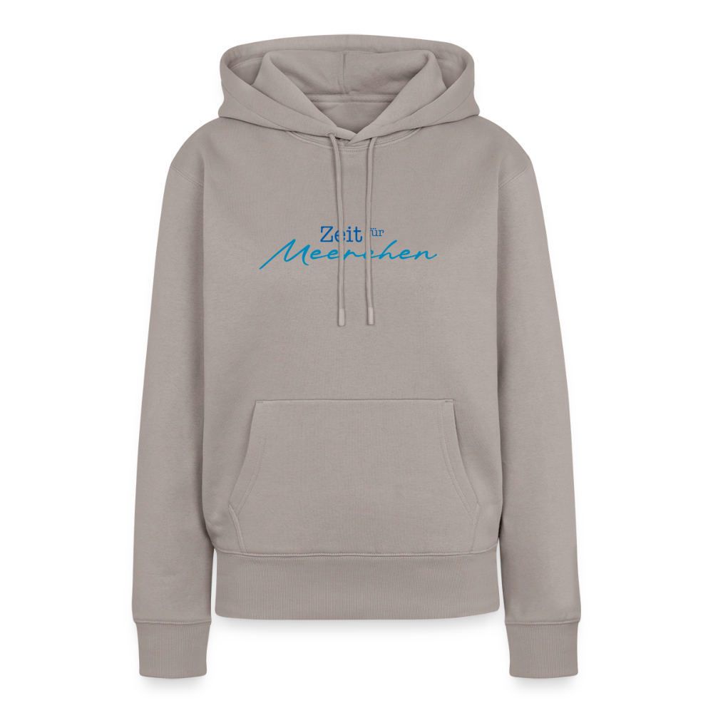 Damen Premium Hoodie - Zeit für Meerchen - Taupe
