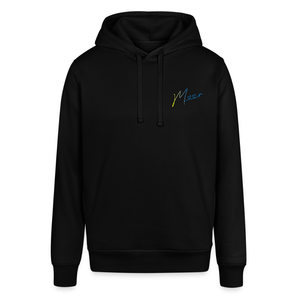 Unisex Bio-Hoodie - Meer - Schwarz