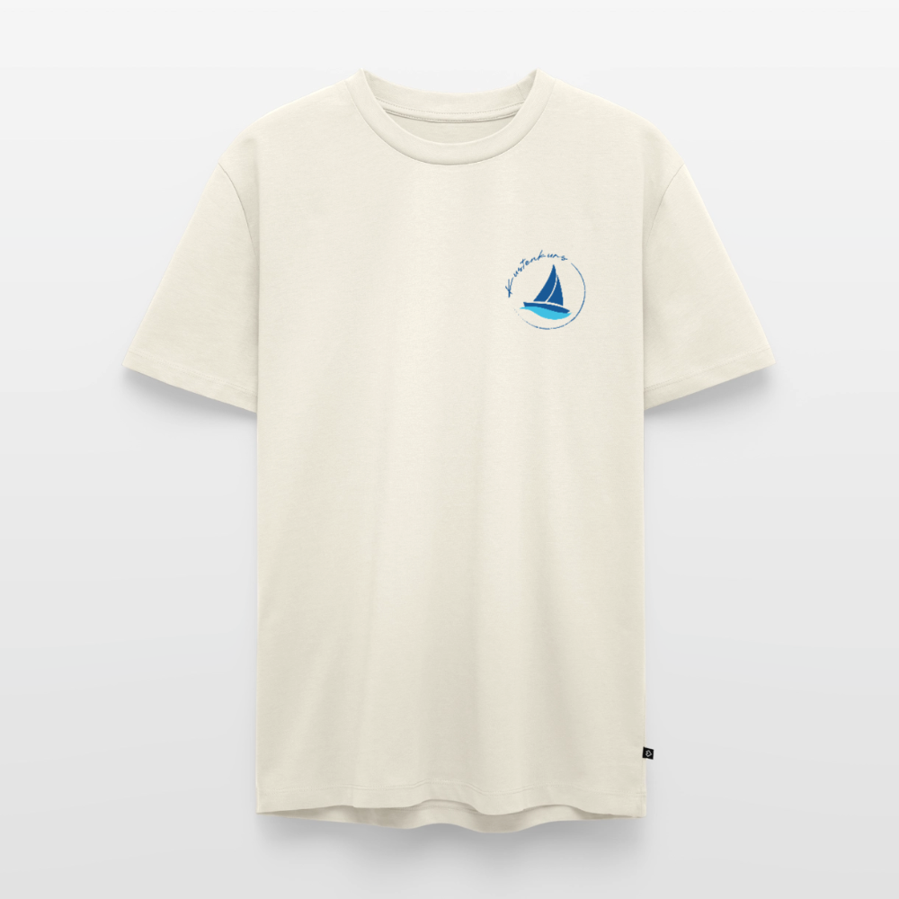 Küstenkurs - Herren Premium Bio T-Shirt - Naturweiß