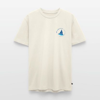 Küstenkurs - Herren Premium Bio T-Shirt - Naturweiß