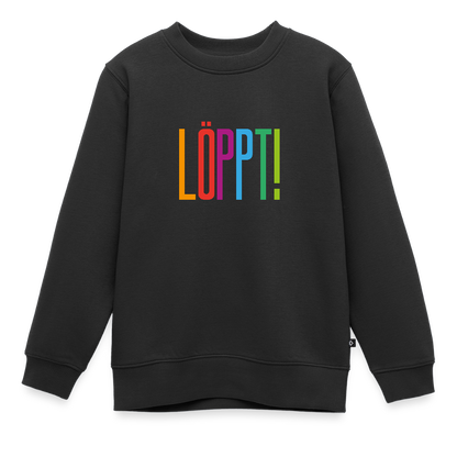 Kinder Premium Pullover - Löppt! - Schwarz