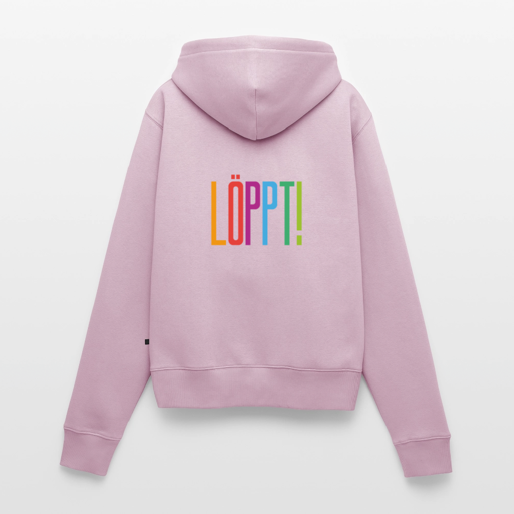 Damen Premium Kapuzenjacke - Löppt! - Altrosa