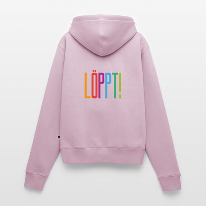Damen Premium Kapuzenjacke - Löppt! - Altrosa