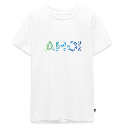 Teenager Premium T-Shirt - Ahoi doodles - Weiß