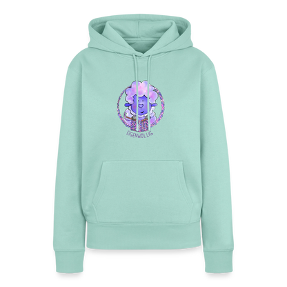 Frauen Premium Hoodie - Eigenwollig - Mint 
