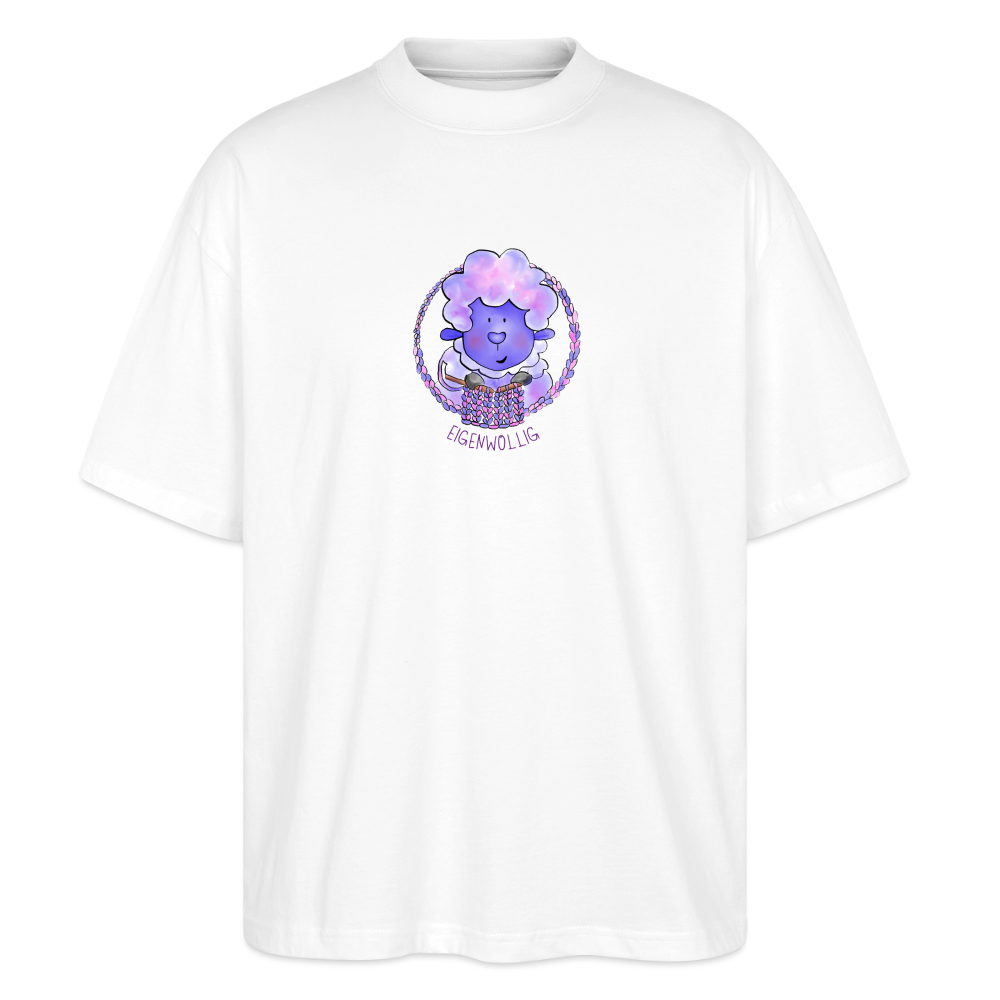 Unisex Oversized Bio T-Shirt - Eigenwollig - Weiß