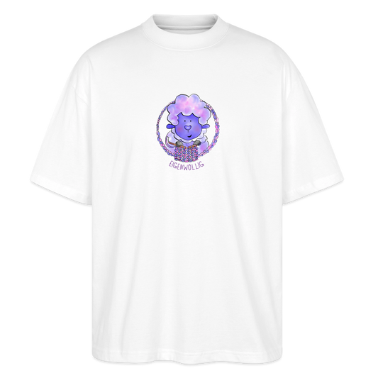 Unisex Oversized Bio T-Shirt - Eigenwollig - Weiß