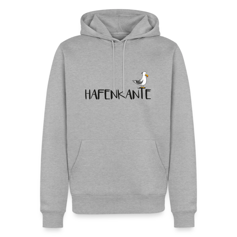 Hafenkante - Herren Premium Hoodie - Grau meliert