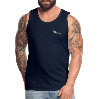 Männer Premium Tank Top - de Mööv (weiss) - Navy